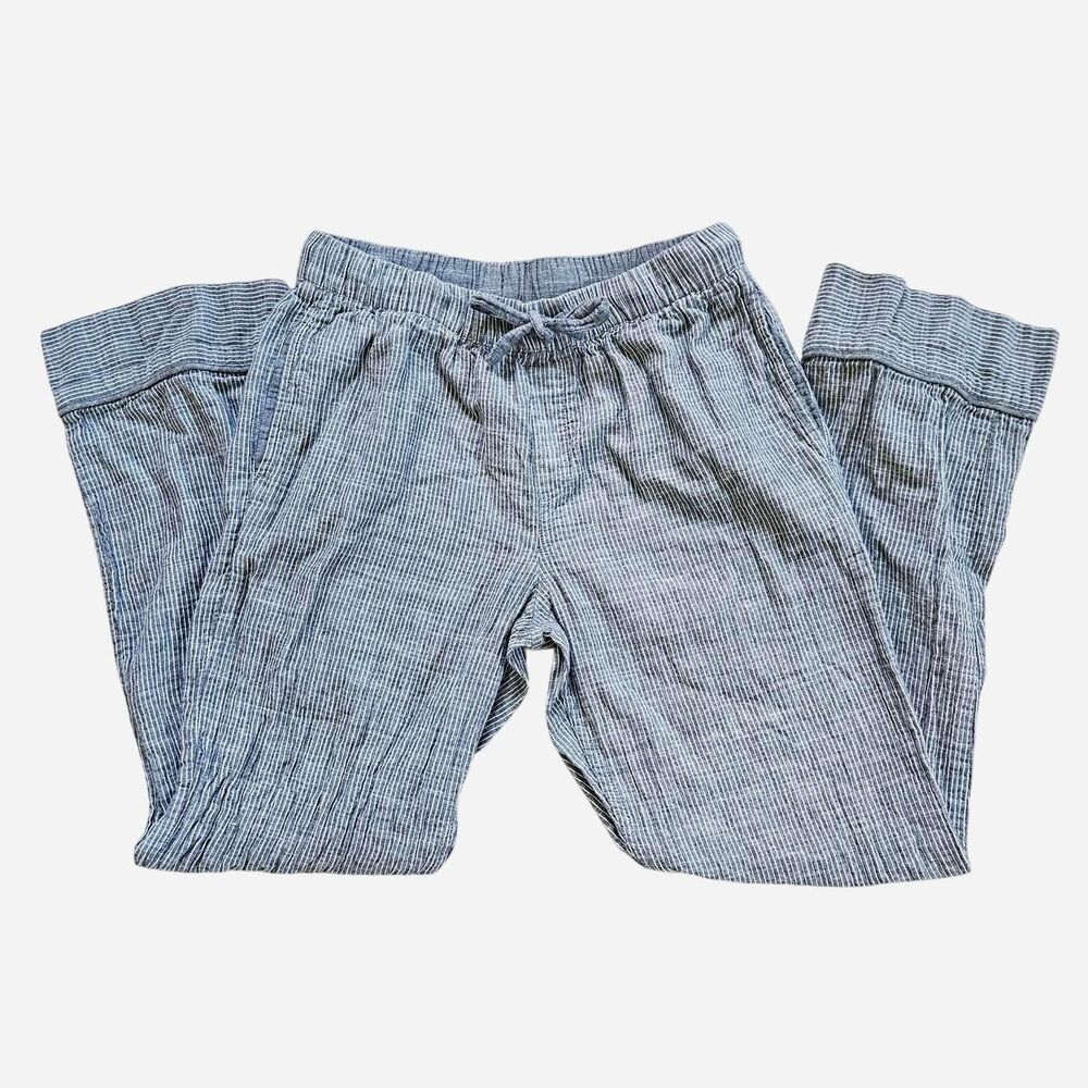 Levis Blue and White Striped Linen Pants